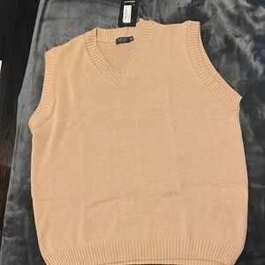 Oversized knitted Vest